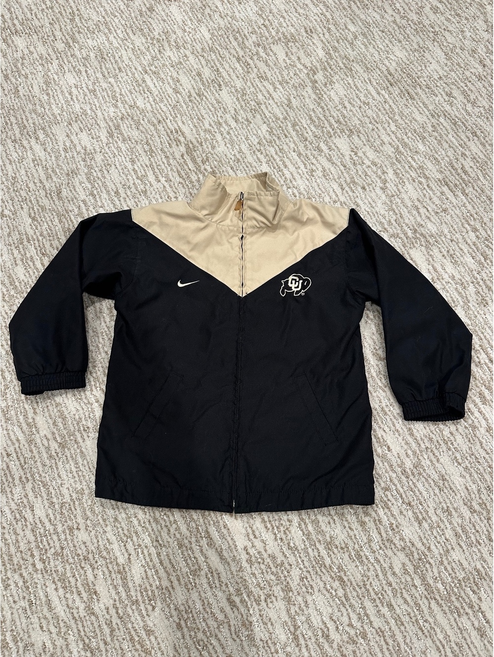 Nike Colorado Buffaloes Lightweight Windbreaker Jacket Size 6